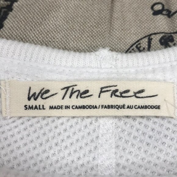 🎁 Free People Amelia Oversized Thermal Shirt - Picture 7 of 10